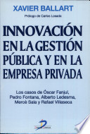 Innovación en la gestión pública y en la empresa privada