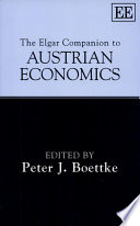 The Elgar Companion to Austrian Economics