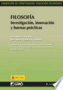Filosofía. Investigación, innovación y buenas prácticas