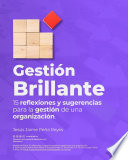 Gestión Brillante, 15 reflexiones y sugerencias para la gestión de una organización.