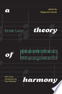 A Theory of Harmony, With A New Introduction by Paul Wilkinson